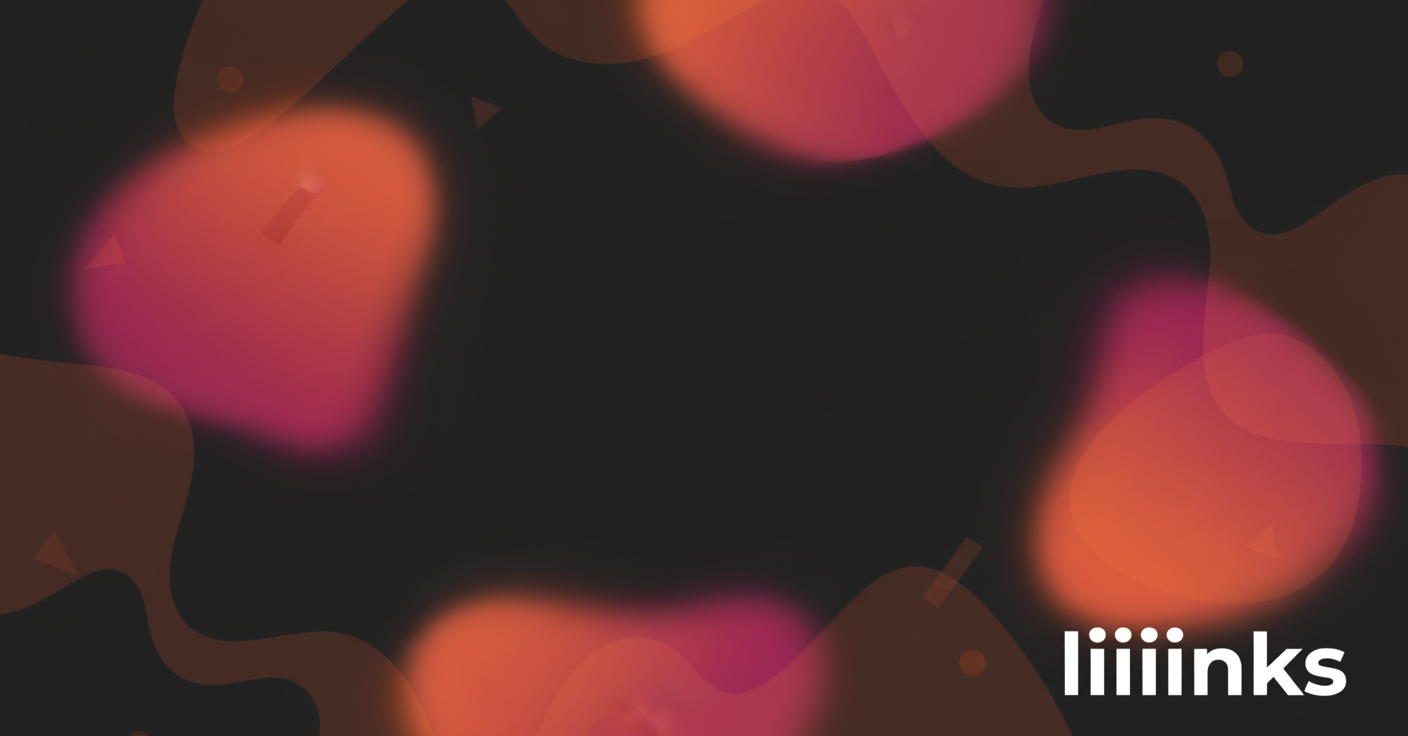 Abstract Spotify-style gradient cover art for "How Creators Can Turn One Link in Bio Into Multiple Income Streams" on liiiinks.