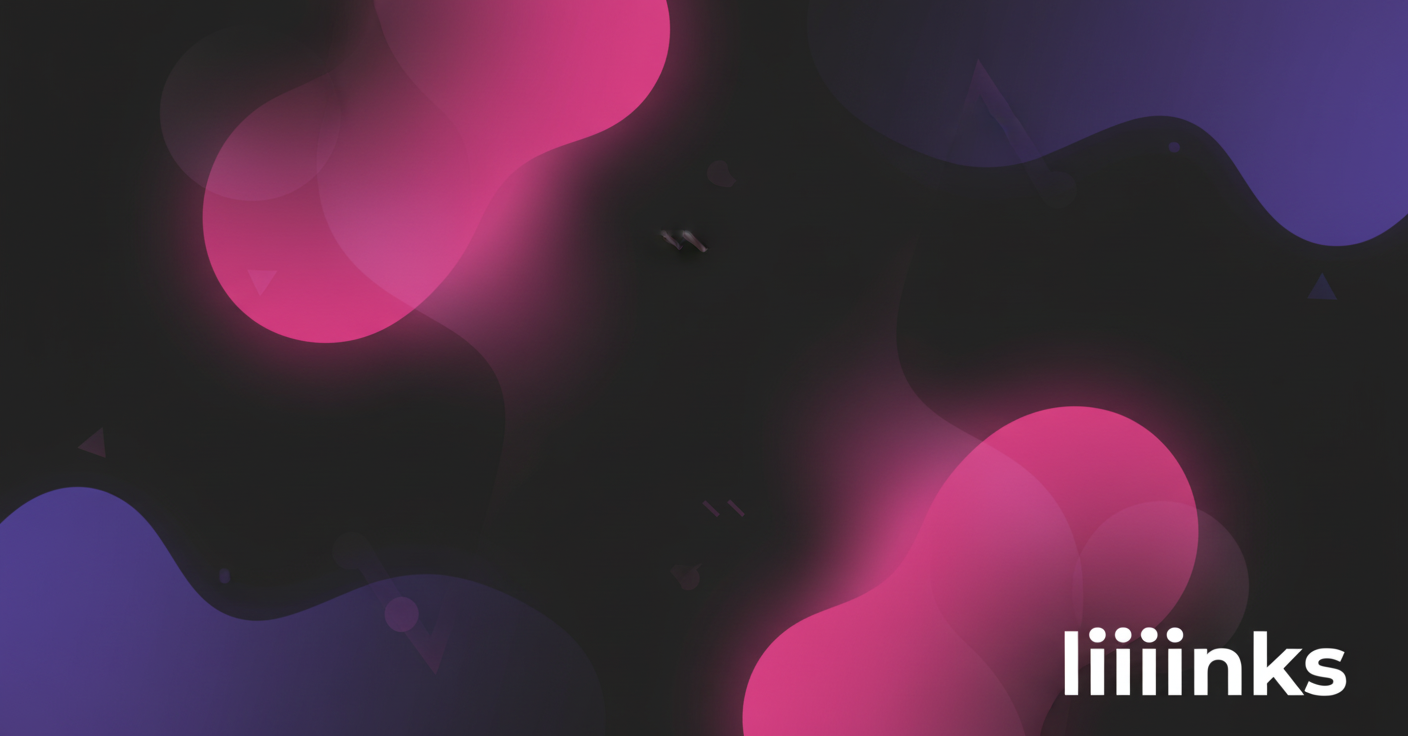 Abstract Spotify-style gradient cover art for "How Many Links Is Too Many? We Tried to Break liiiinks" on liiiinks.