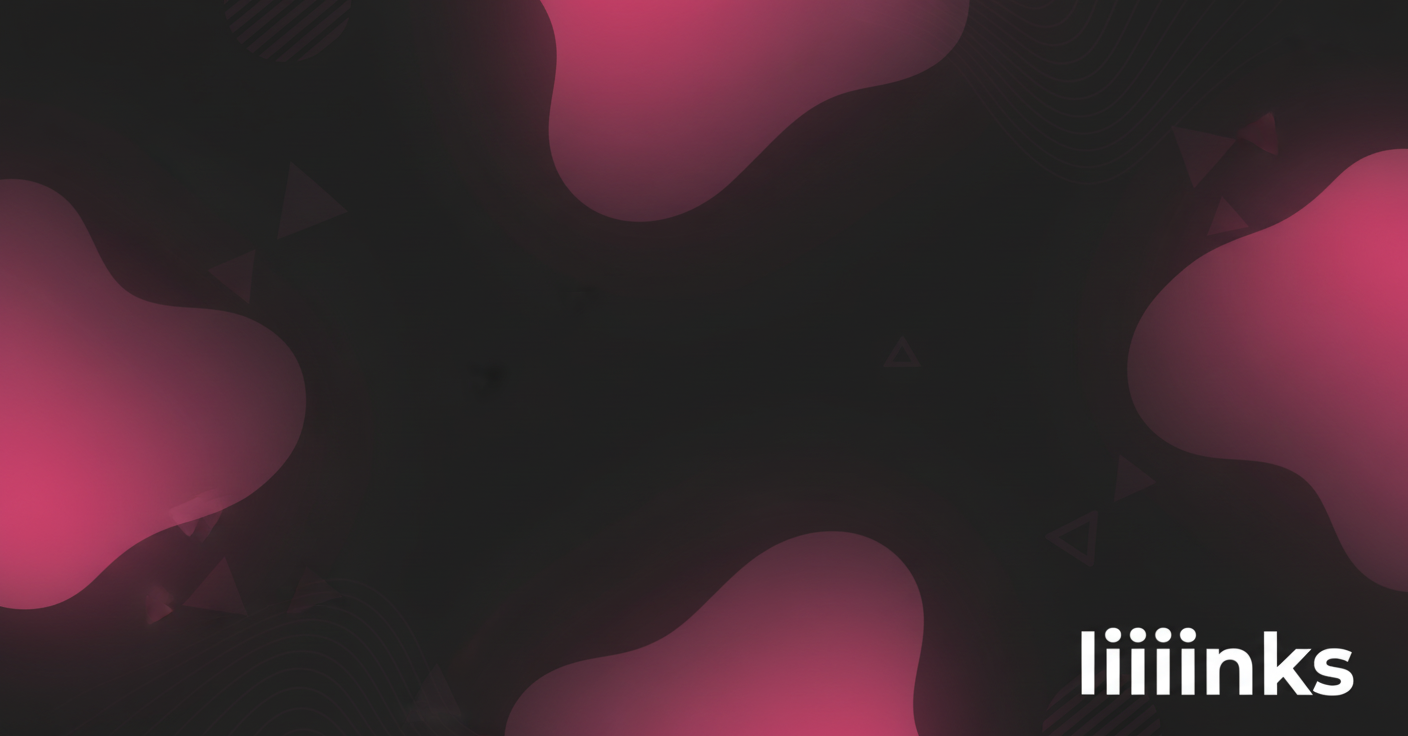 Abstract Spotify-style gradient cover art for "Link in Bio for Musicians and Podcasters: Driving Plays, Follows, and Tickets" on liiiinks.